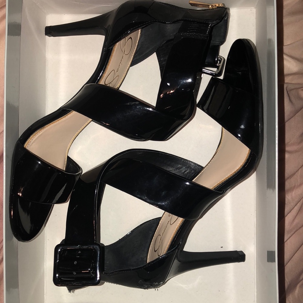 black heels
